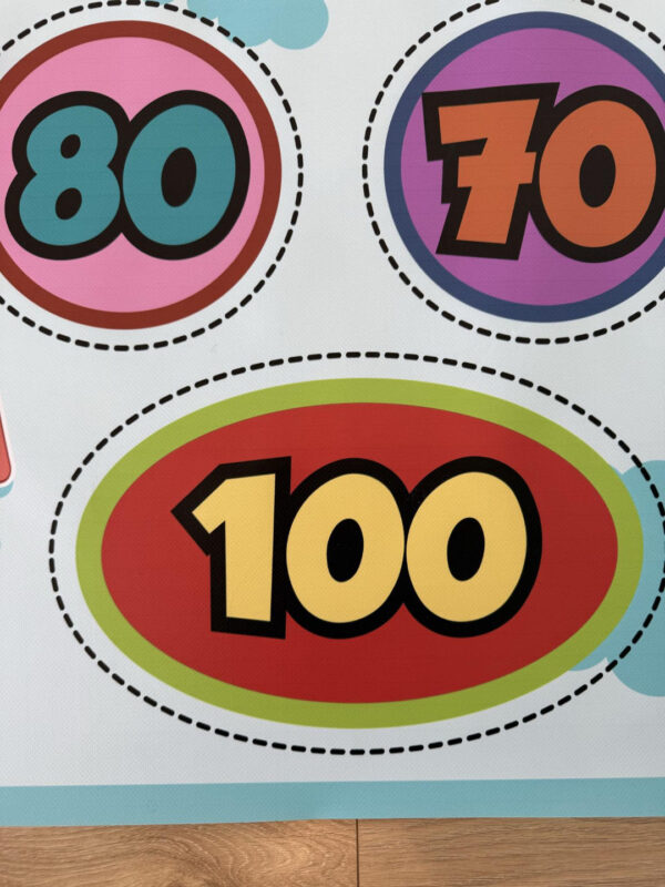 Mata edukacyjna DUŻE LICZBY - BIG NUMBERS