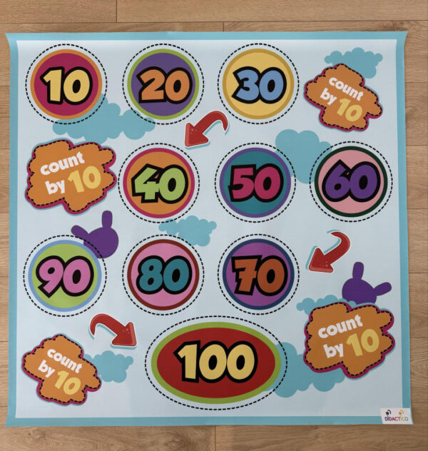 Mata edukacyjna DUŻE LICZBY - BIG NUMBERS