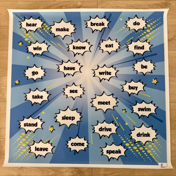 Mata edukacyjna WYRAŻENIA NIEREGULARNE - IRREGULAR VERBS