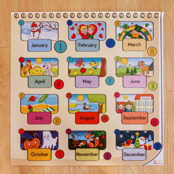 Mata edukacyjna MIESIĄCE - MONTHS