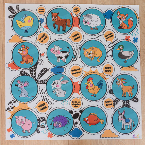 Mata edukacyjna ZWIERZĘTA - ANIMALS