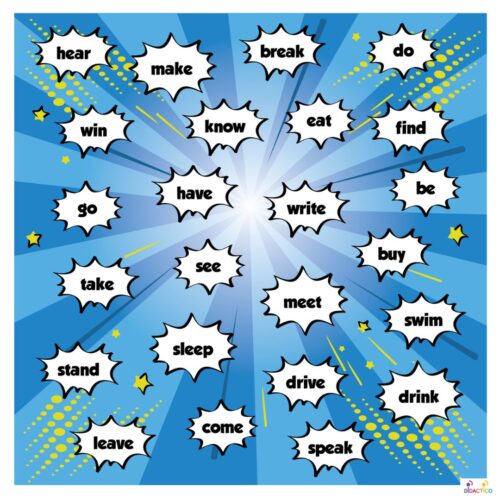 Mata-edukacyjna-wyrazenia-nieregularne-IRREGULAR-VERBS Mata edukacyjna WYRAŻENIA NIEREGULARNE - IRREGULAR VERBS