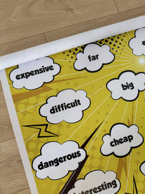 Mata edukacyjna STOPNIOWANIE PRZYMIOTNIKÓW - ADJECTIVE EXPLORER