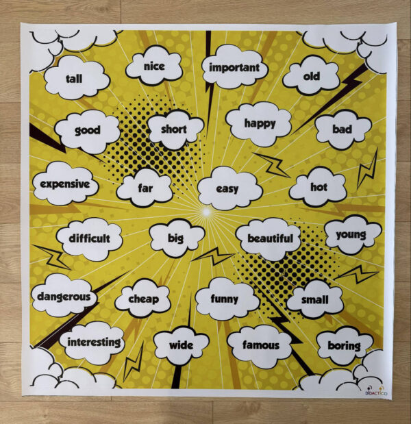 Mata edukacyjna STOPNIOWANIE PRZYMIOTNIKÓW - ADJECTIVE EXPLORER