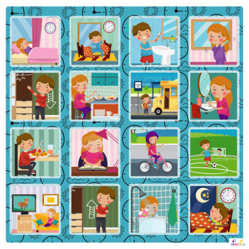 Mata edukacyjna CODZIENNE CZYNNOŚCI-DAILY ROUTINES Mata-edukacyjna-CODZIENNE-CZYNNOSCI-DAILY-ROUTINES