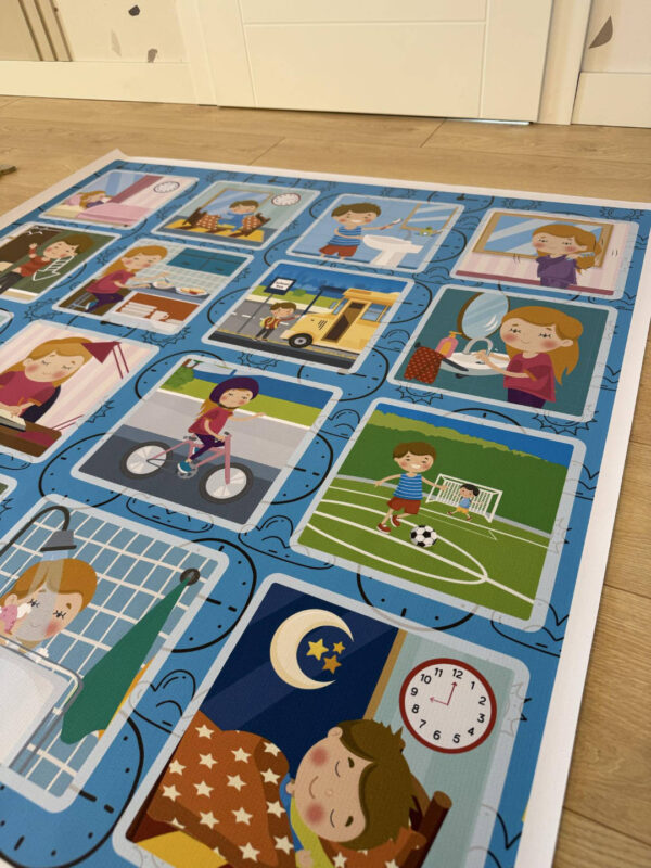 Mata edukacyjna CODZIENNE CZYNNOŚCI-DAILY ROUTINES(1) Mata edukacyjna CODZIENNE CZYNNOŚCI – DAILY ROUTINES