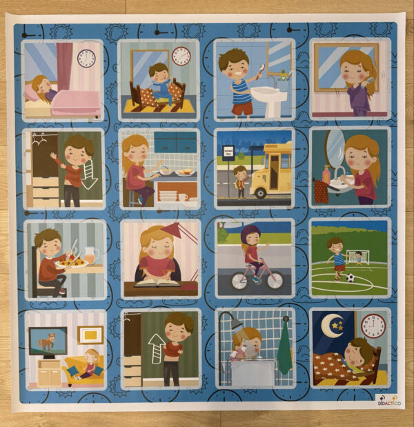 Mata edukacyjna CODZIENNE CZYNNOŚCI-DAILY ROUTINES(4) Mata edukacyjna CODZIENNE CZYNNOŚCI – DAILY ROUTINES