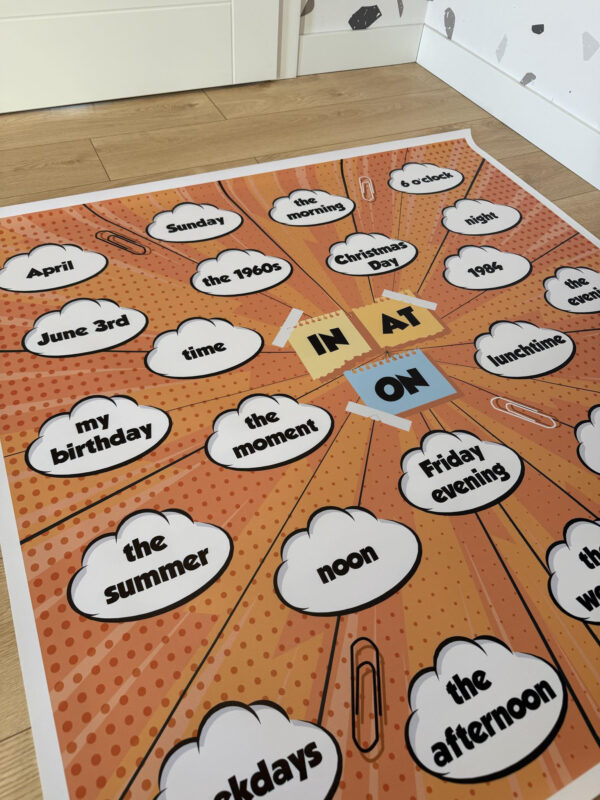 Mata edukacyjna PRZYIMKI CZASU-PREPOSITIONS OF TIME (1) Mata edukacyjna PRZYIMKI CZASU – PREPOSITIONS OF TIME