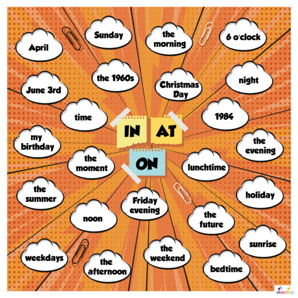 Mata edukacyjna PRZYIMKI CZASU-PREPOSITIONS OF TIME Mata edukacyjna PRZYIMKI CZASU-PREPOSITIONS OF TIME