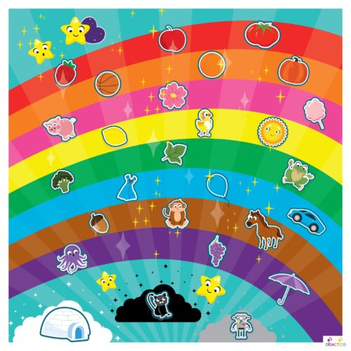 Mata edukacyjna KOLORY-COLOURS